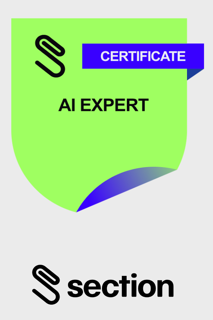 Section AI Expert Certificates
